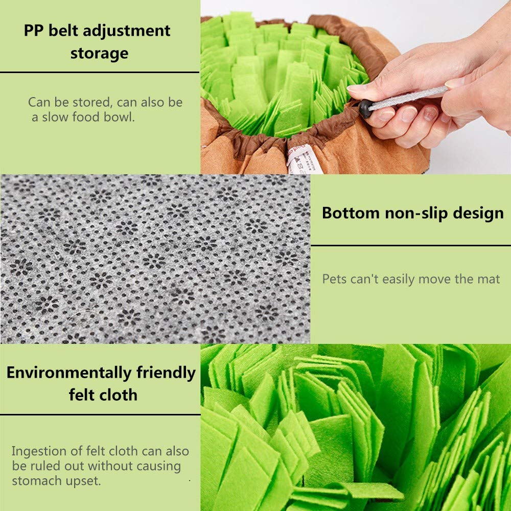 AWOOOF portable travel use shown with compact storage bag
