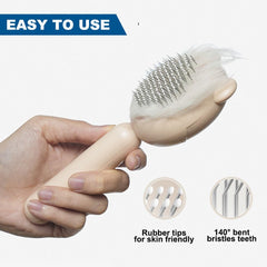 Awpland Stainless Steel Bristles deliver durable, gentle grooming with tip protection