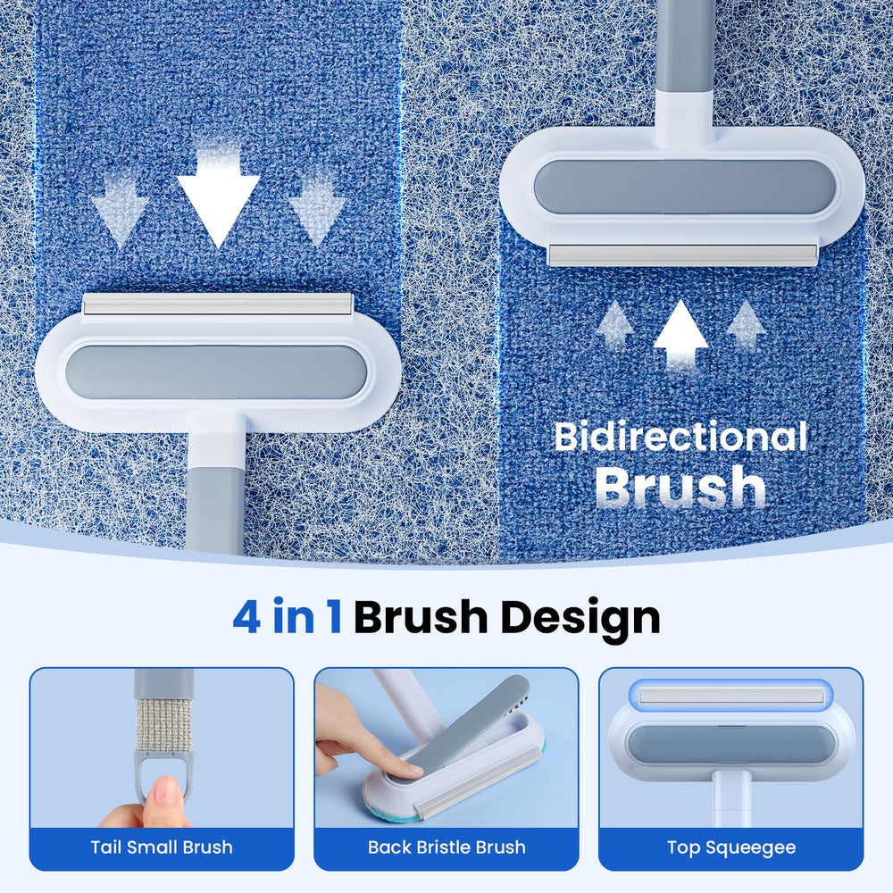 awrose 4in1 pet hair cleaning tool versatile design tackles couches, stairs, and clothes