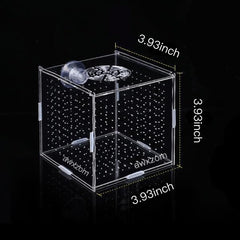 AWXZOM breeding box suction cups installation demonstrates secure placement in tanks