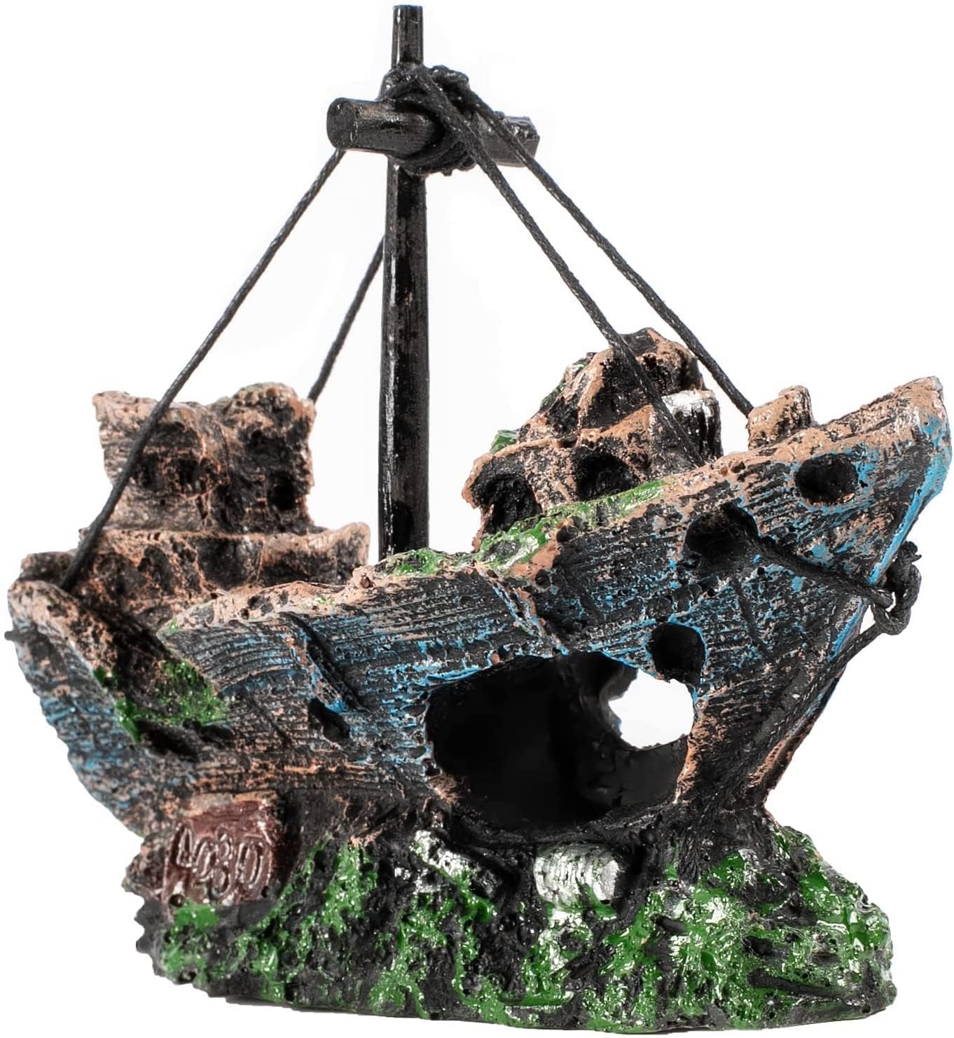 AWXZOM diver floating aquarium decor adds whimsy and helps observe water flow.