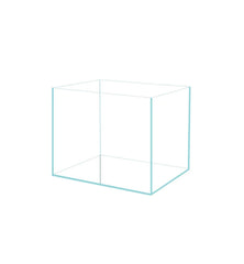 AWXZOM nano tank rimless close-up for clear viewing and modern design