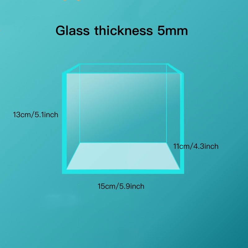 AWXZOM nano tank landscape ready setup on desk or shelf