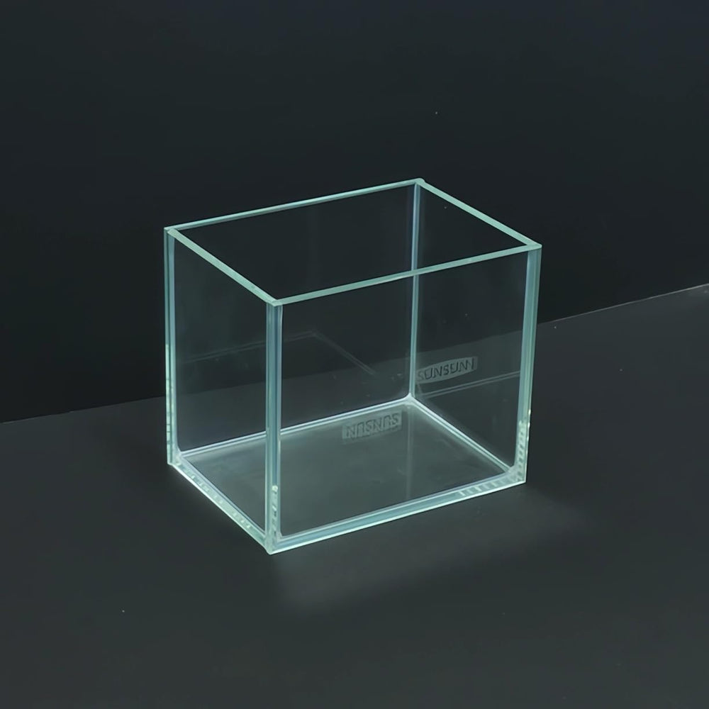AWXZOM nano tank ultra-white glass image showing crystal clarity