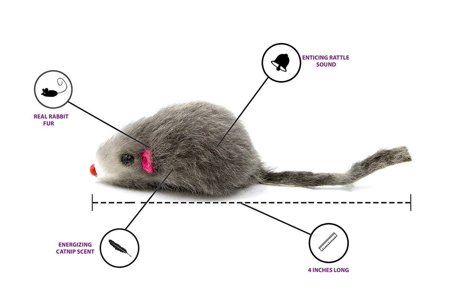 AXEL PETS interactive-cat-play-mice designed for independent play and daily exercise