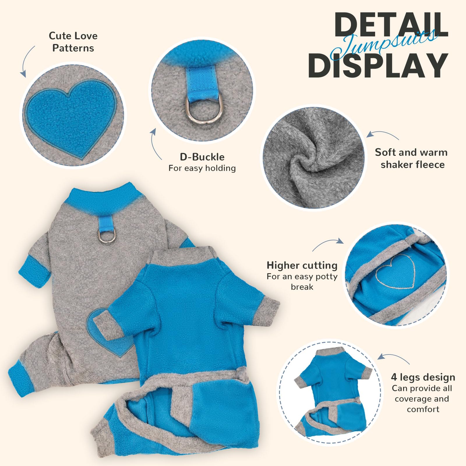 AXIIJGL machine-washable dog pajamas simplify cleanup after adventures