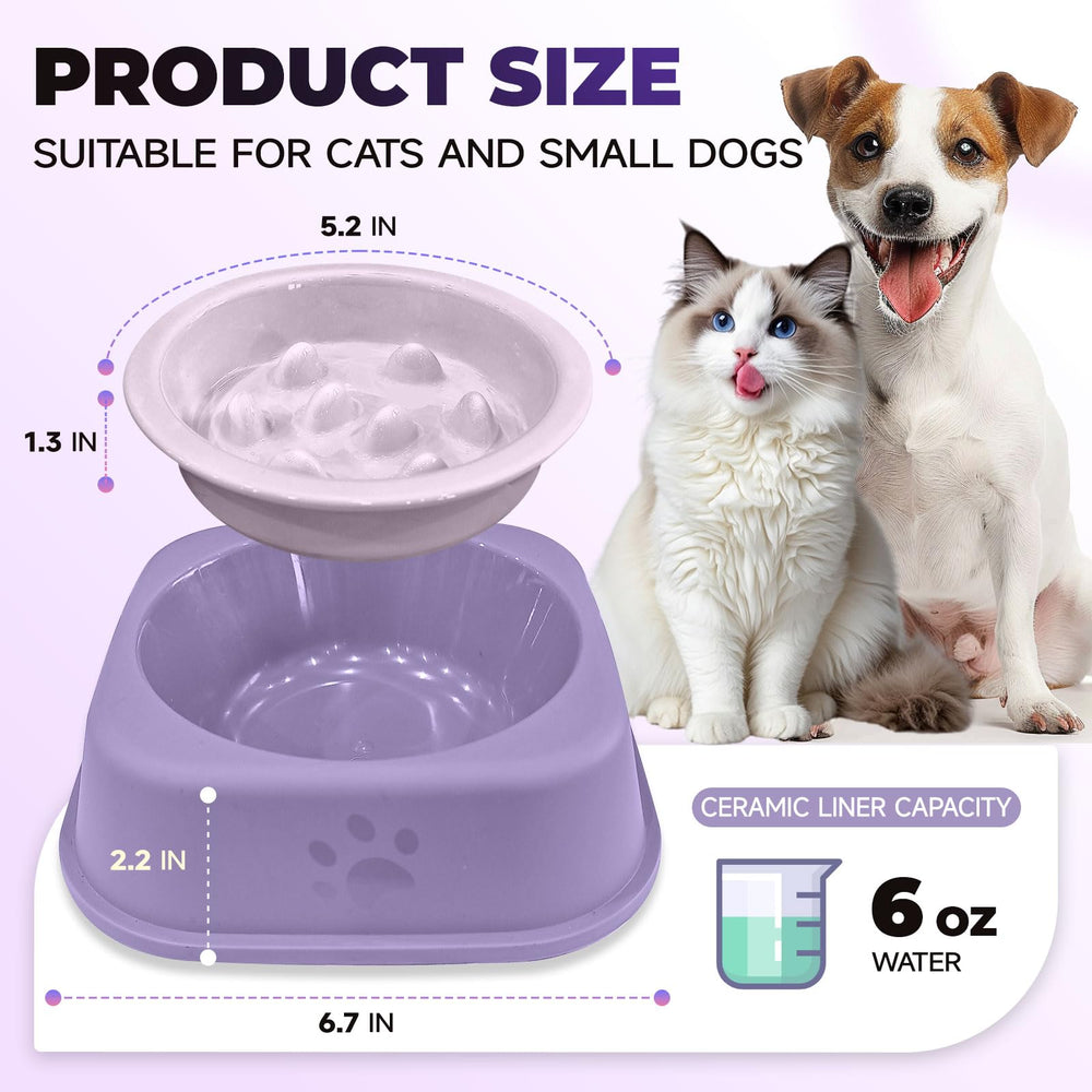AXIIJGL slow feeder dog bowl home aesthetic fits modern décor