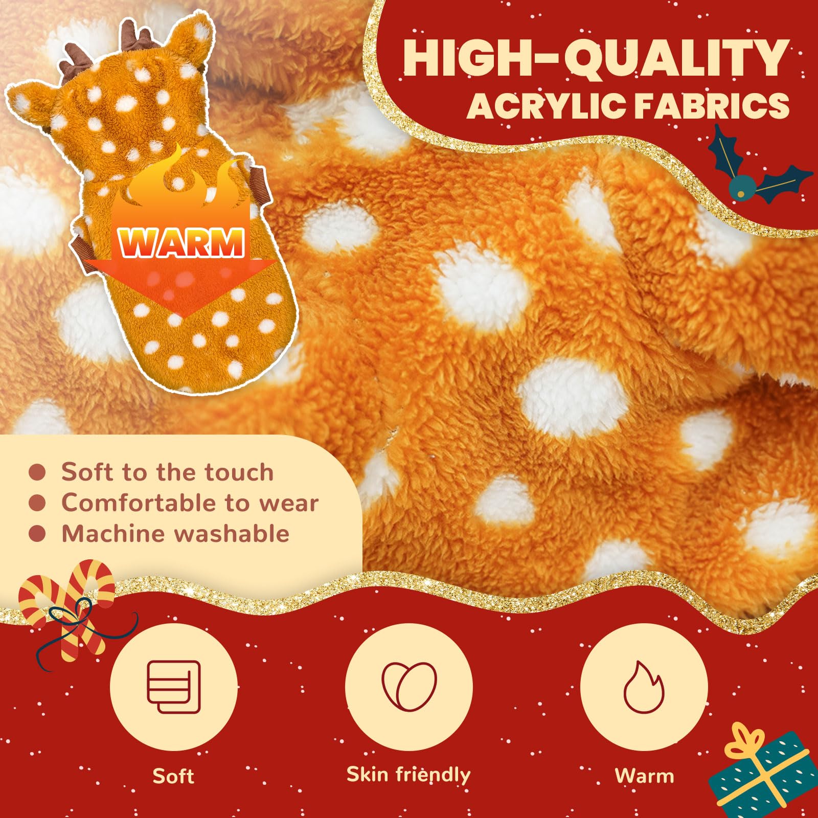 AXIIJGL versatile winter apparel suitable for dogs and cats.