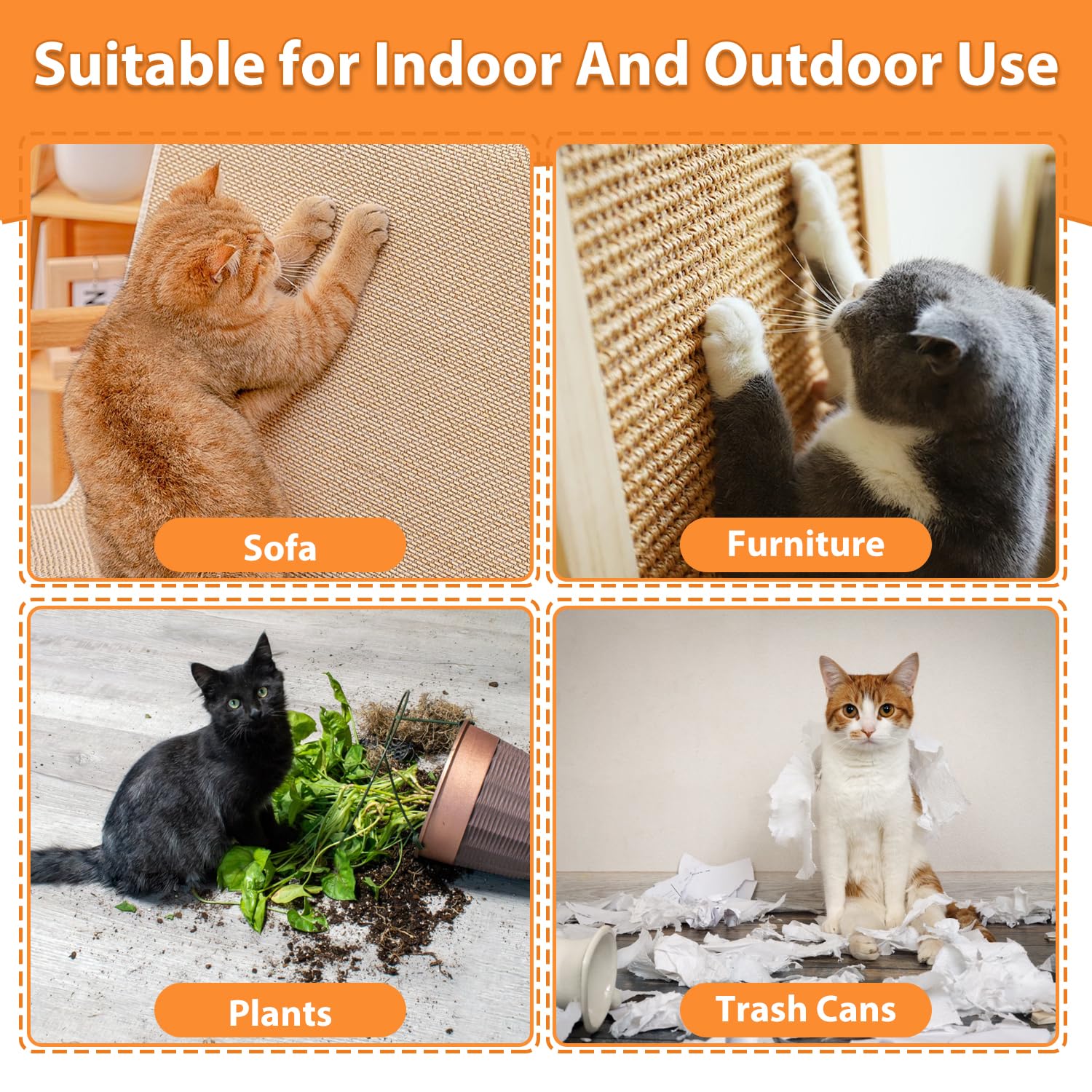Axofwga Cat Deterrent Spray natural ingredients indicate a safe, non-toxic formulation.