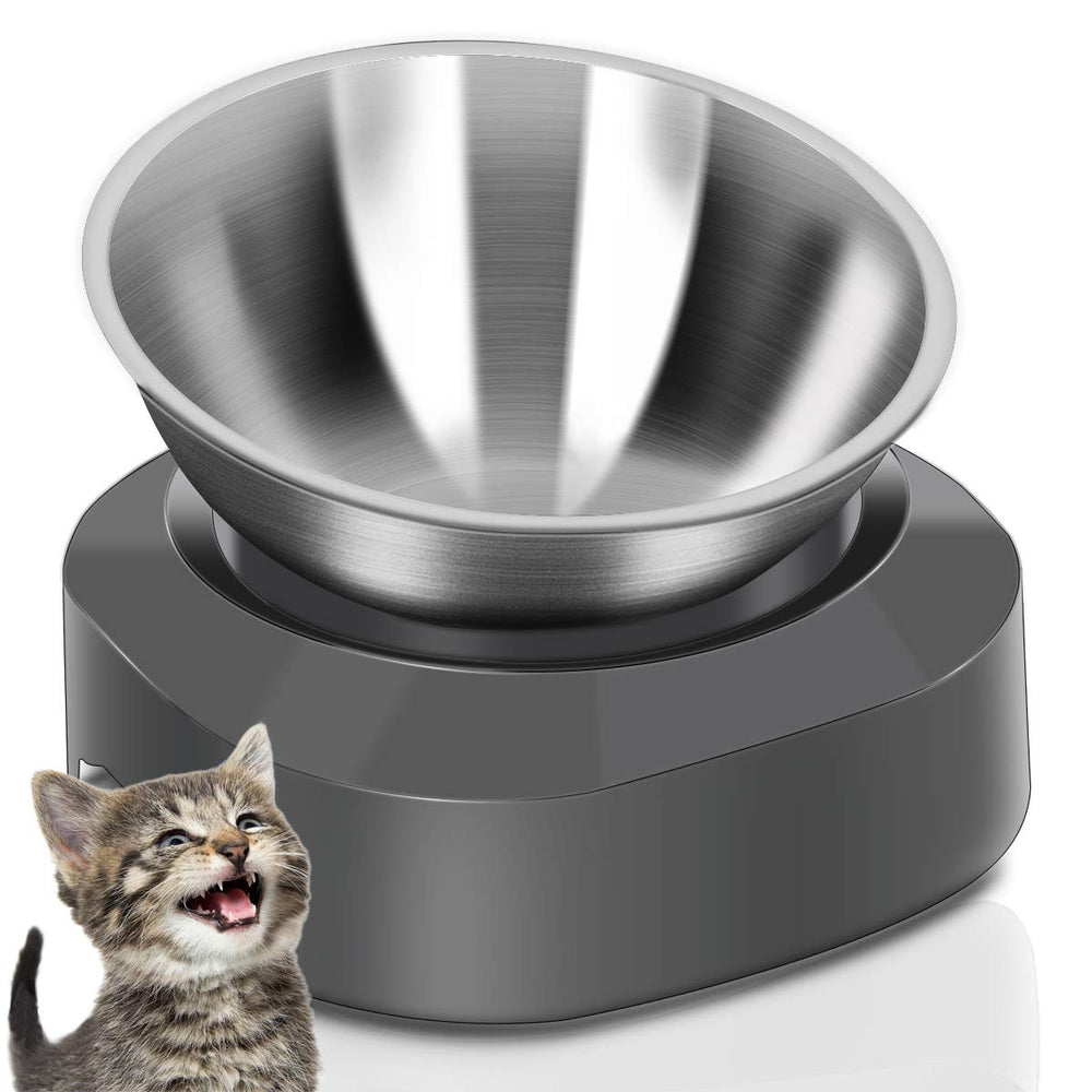AYADA raised cat food bowl on stand for comfortable feeding