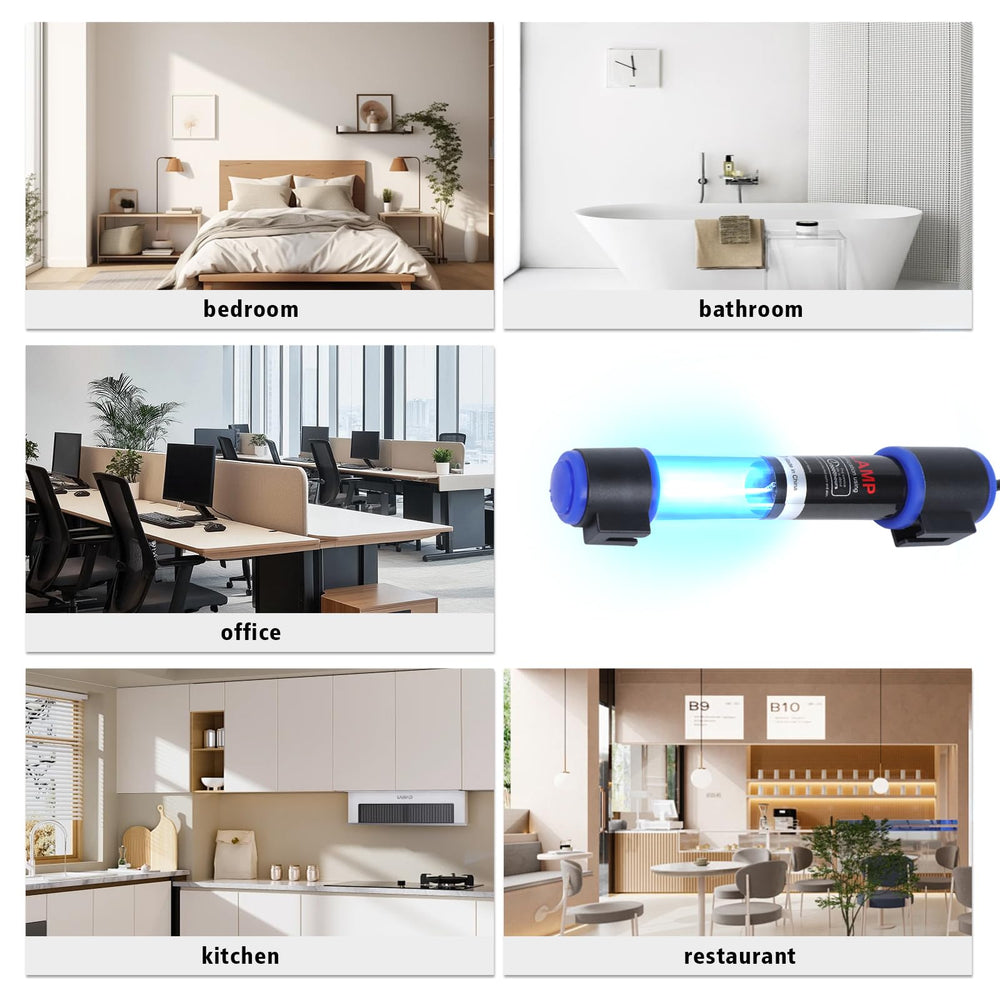 Ayamaxon UV-C Aquarium Light IP68 image highlights rugged, wet-dust resistant design.