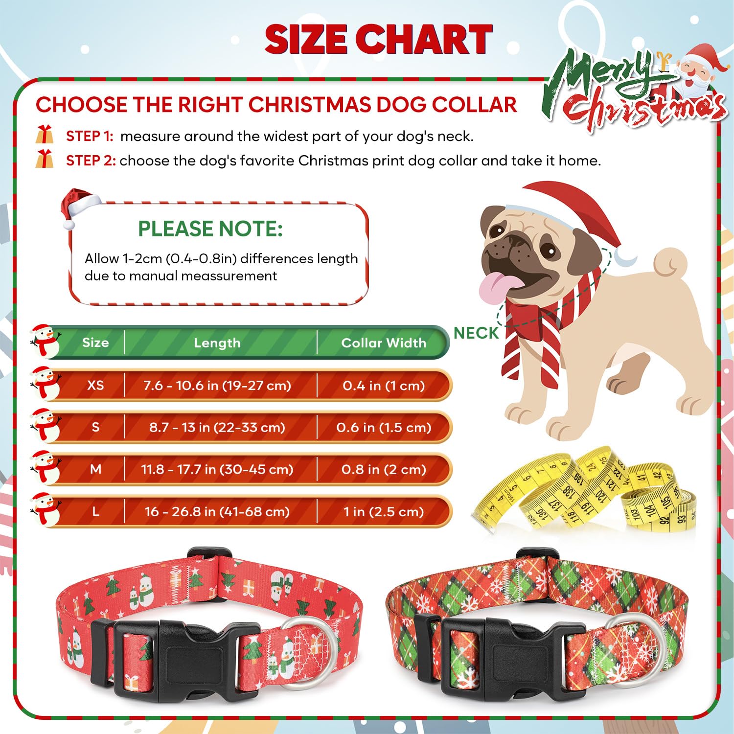 Ayaseen lightweight polyester collar reduces weight while staying durable