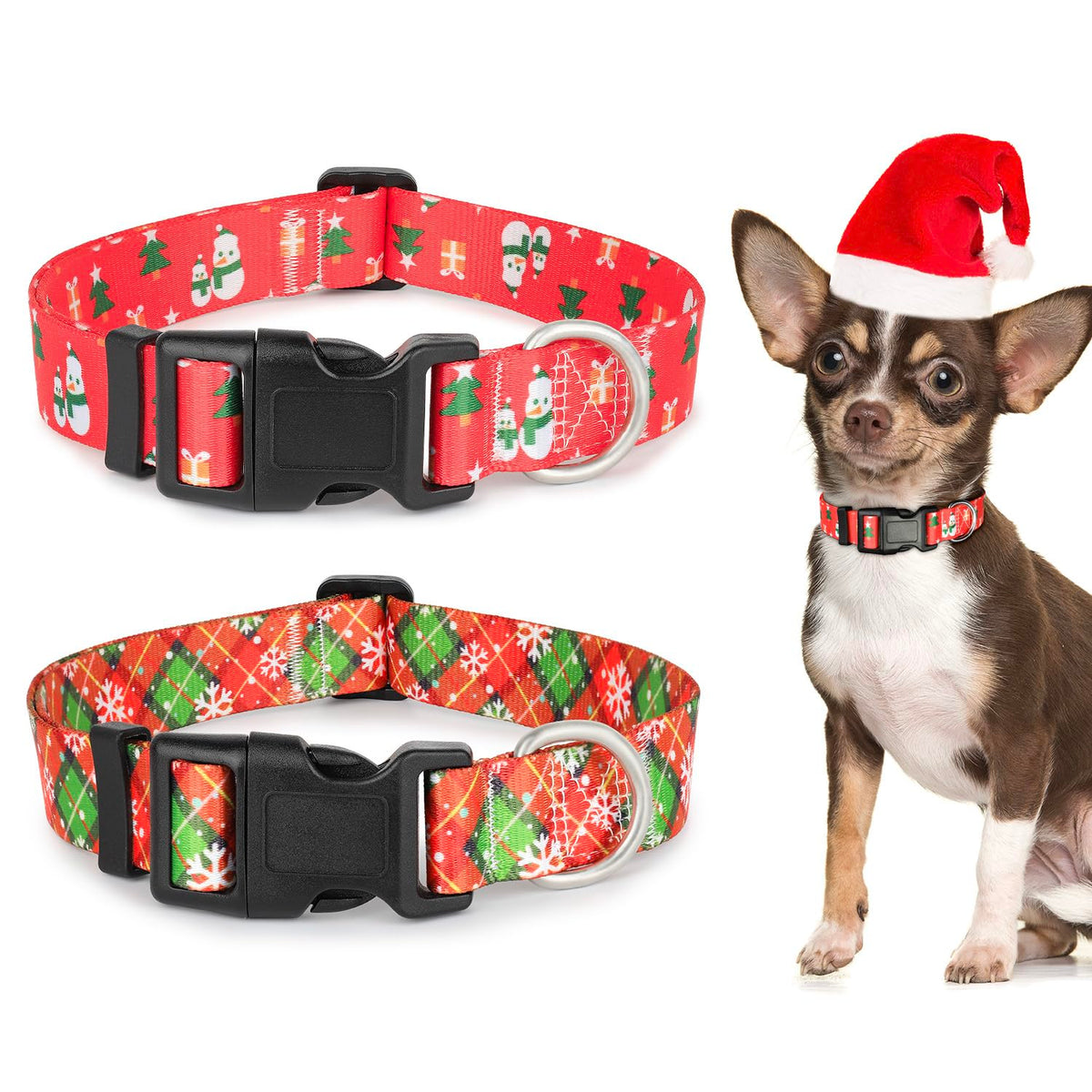 Ayaseen snowman Christmas tree collar provides soft wear for holiday comfort