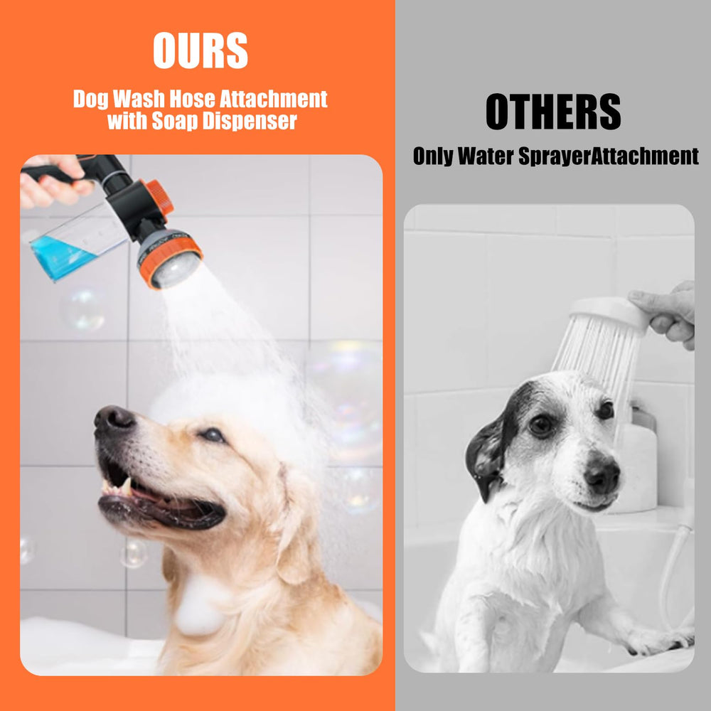 AYBBSHOW ten-pattern-sprayer offers versatile water settings for cleaning and bathing