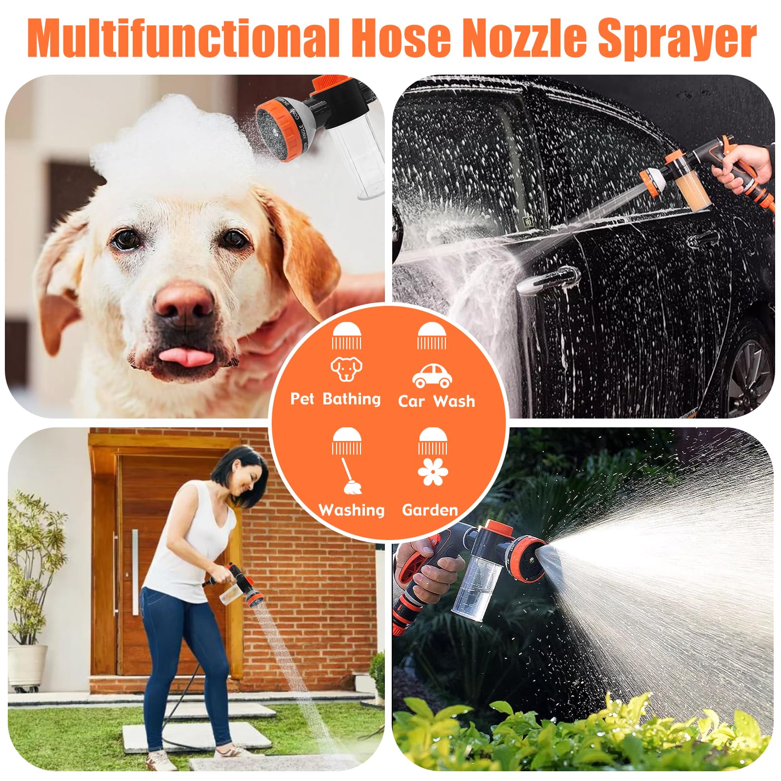 AYBBSHOW indoor-outdoor-pet-shower supports flexible washing anywhere