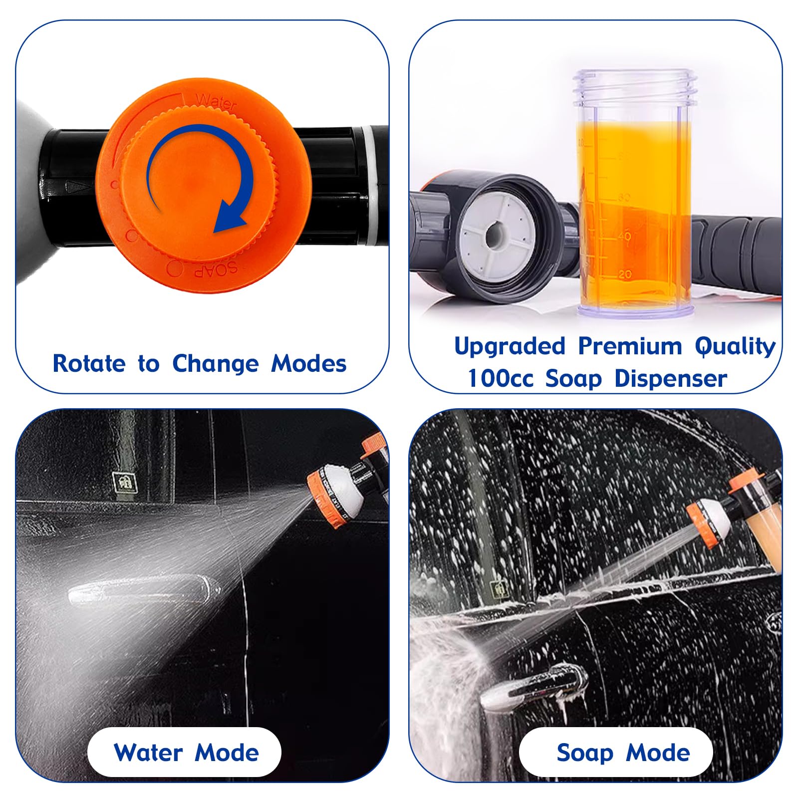 AYBBSHOW soap dispenser foamer mode for quick shampoo application
