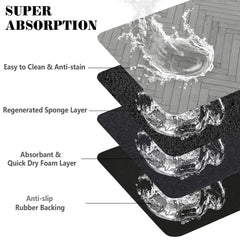 Ayiashiab cat-litter-mat-leak-proof protects floors from spills and litter.