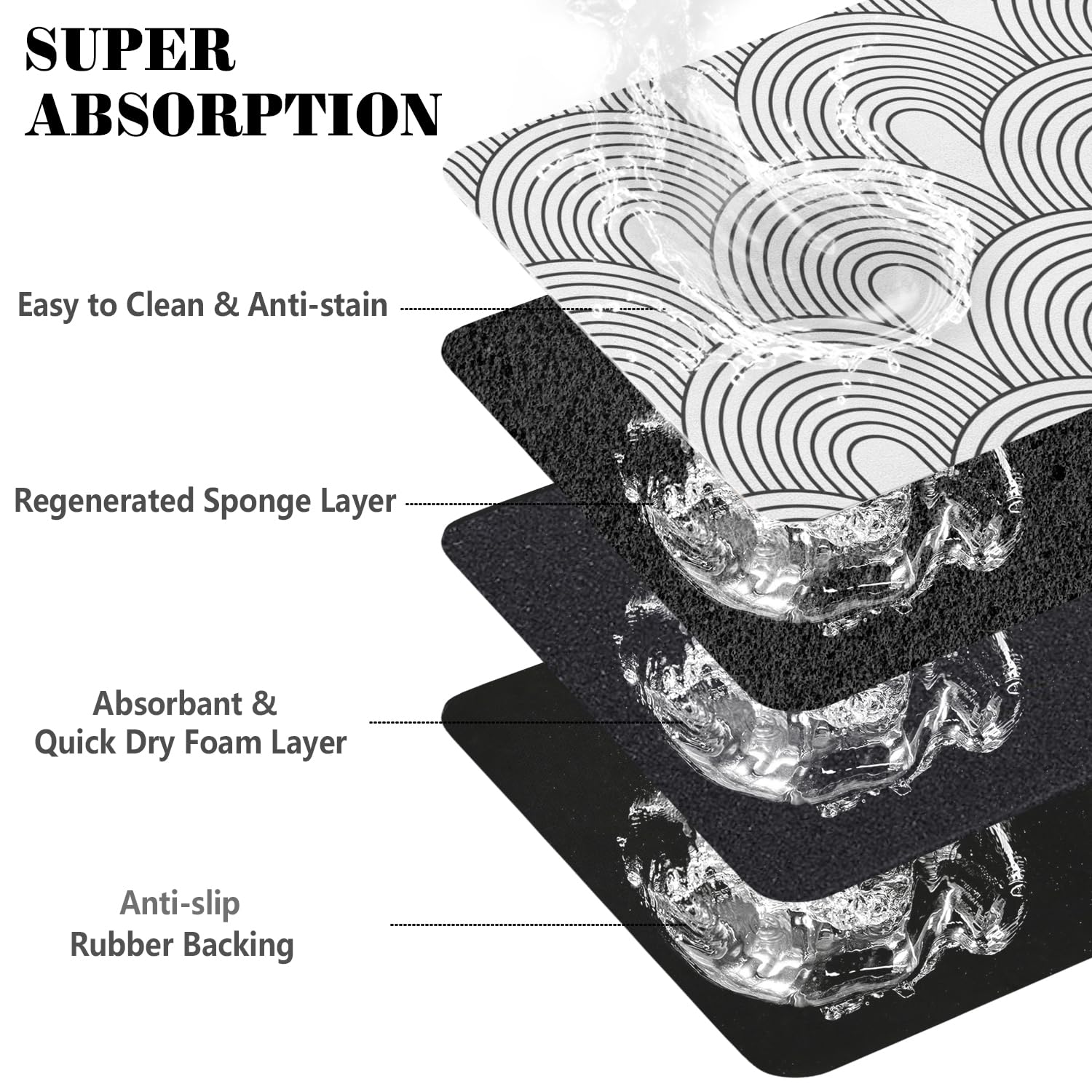 Ayiashiab pet food mat multiuse under-bowl reduces mess and floor damage