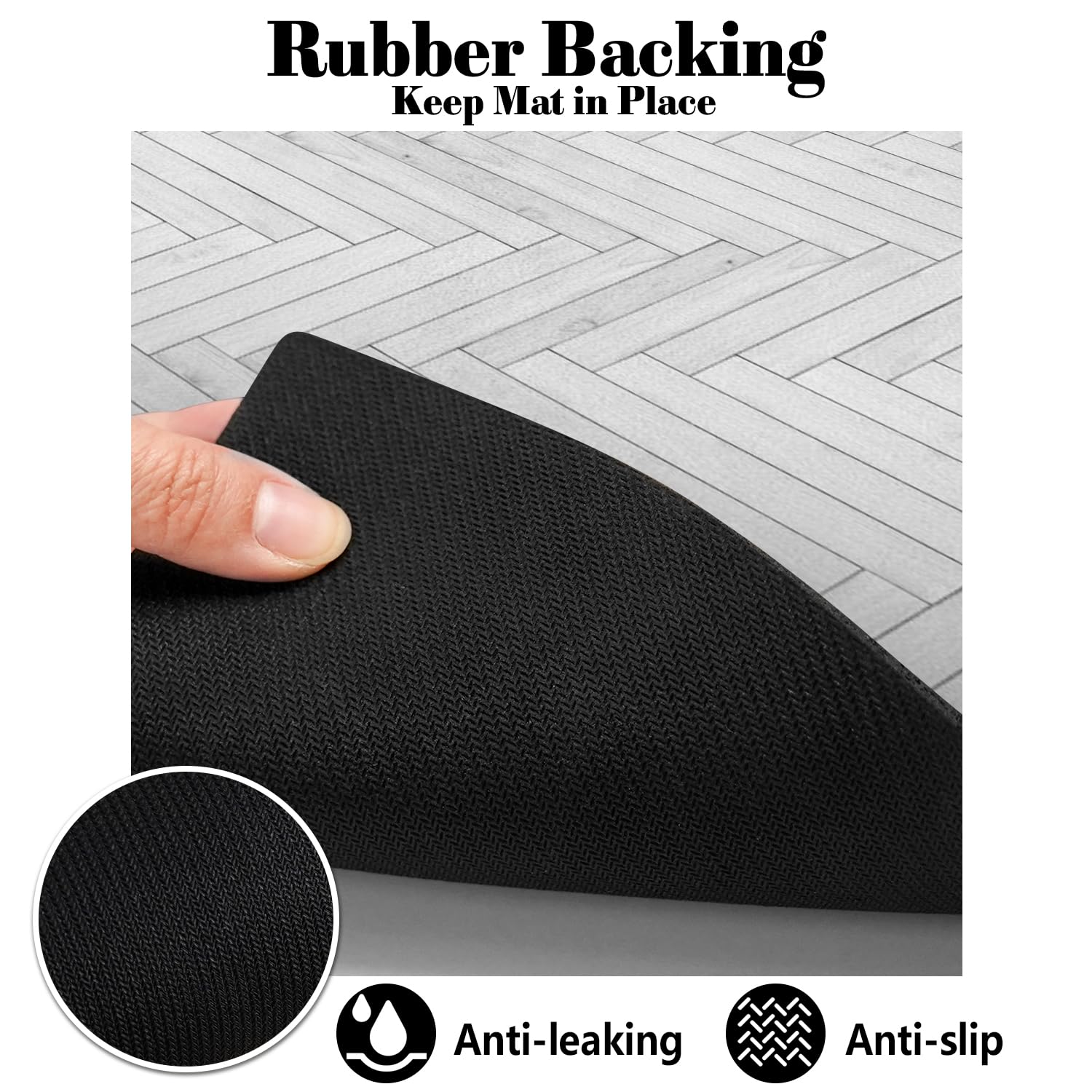 Ayiashiab pet mat leak-proof design protects floors from spills.