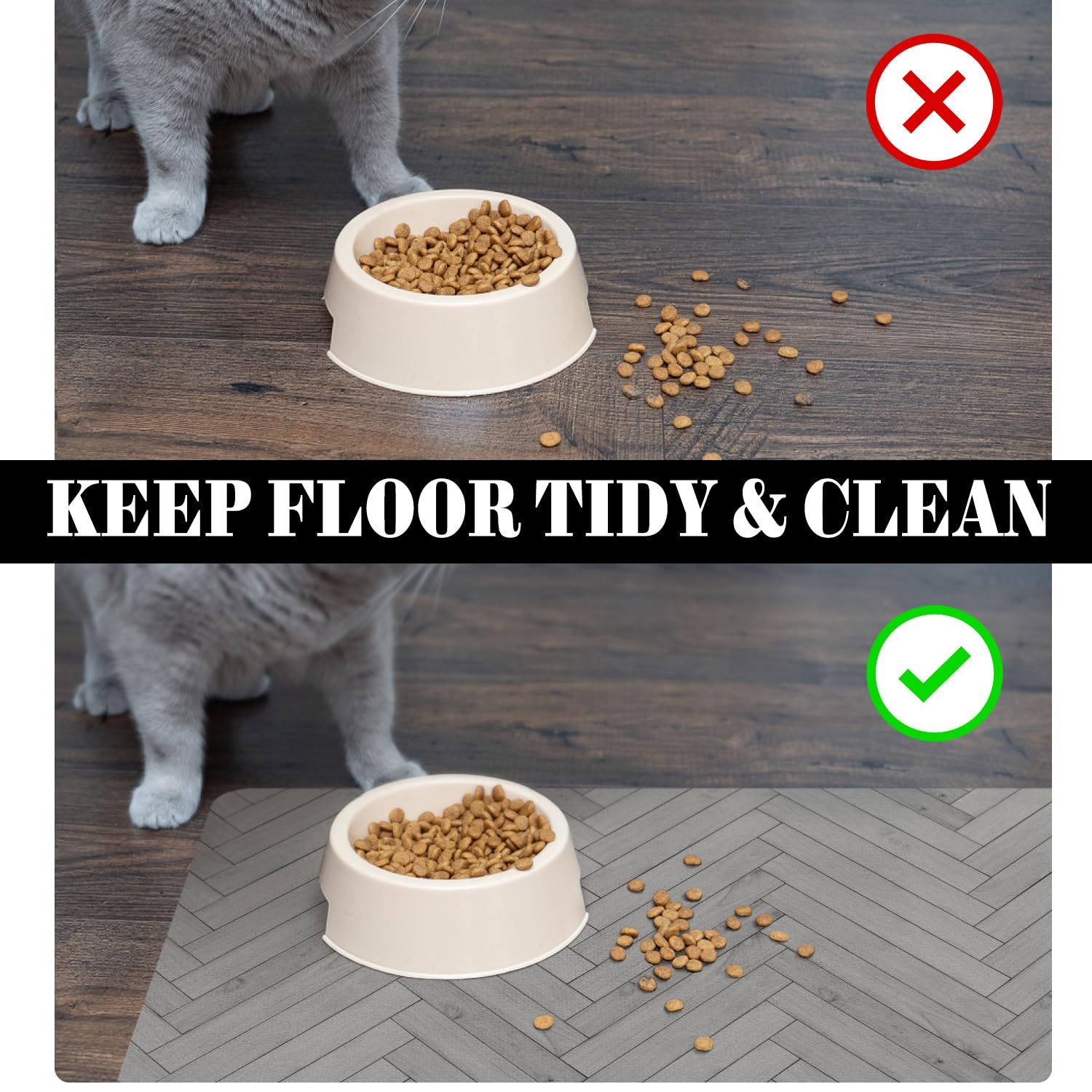 Ayiashiab water-dispenser-mat catches drips for cleaner pet spaces.