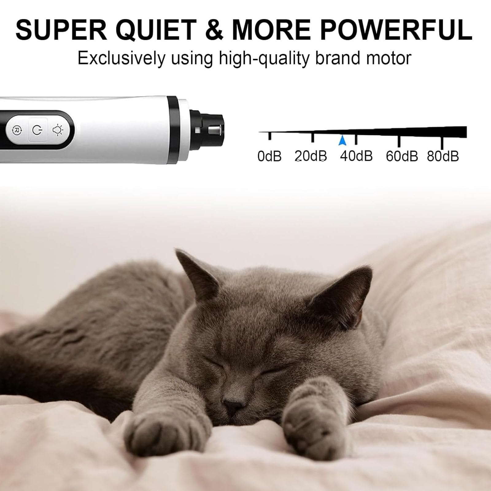 Ayland Heusom Silent Groom Pro compact-travel ready for portable grooming