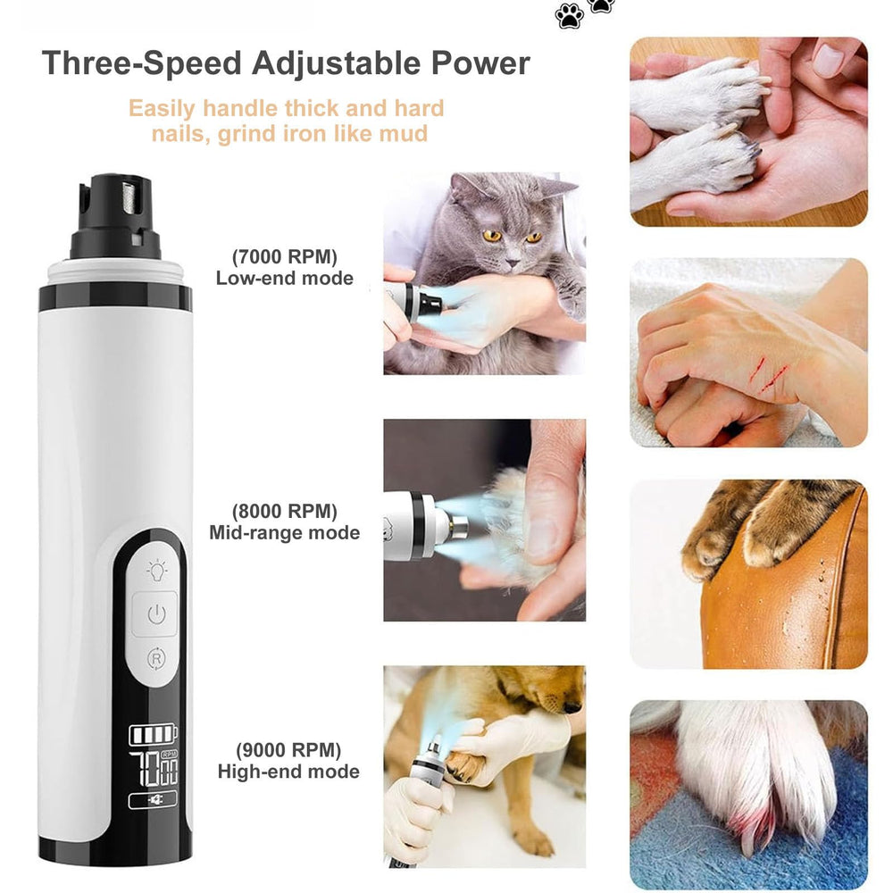Ayland Heusom Silent Groom Pro nail grinder side-handle ergonomic grip