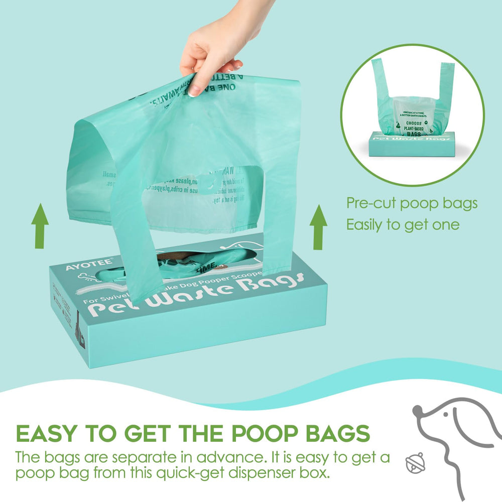 AYOTEE extended-handle design fits A&M Rotary Scooper for clean, easy sealing.