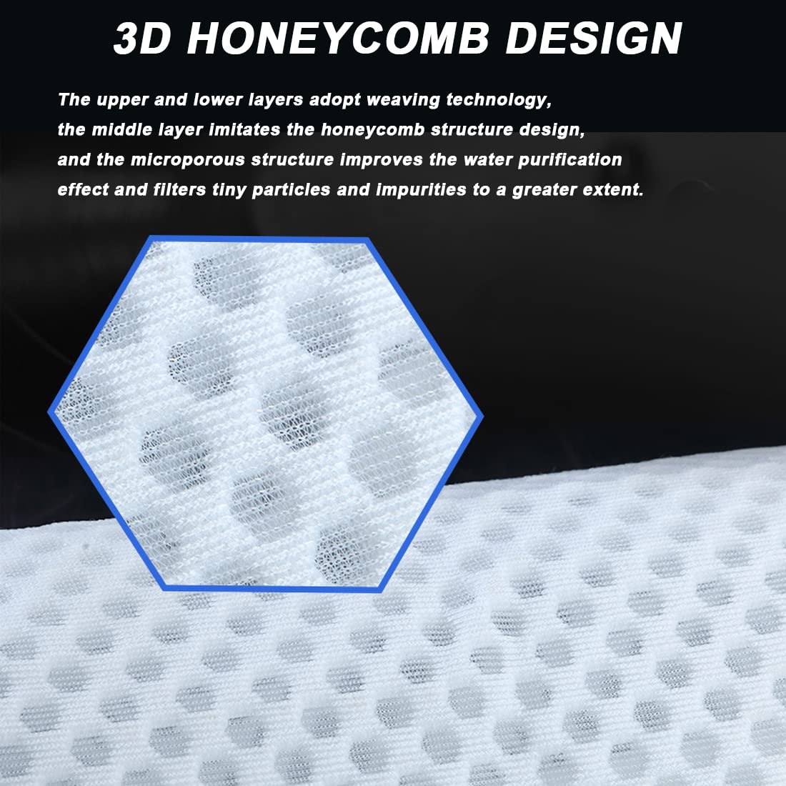 AYWFEY 150 micron filter sock targets fine particles without excessive clogging during daily aquarium runs.