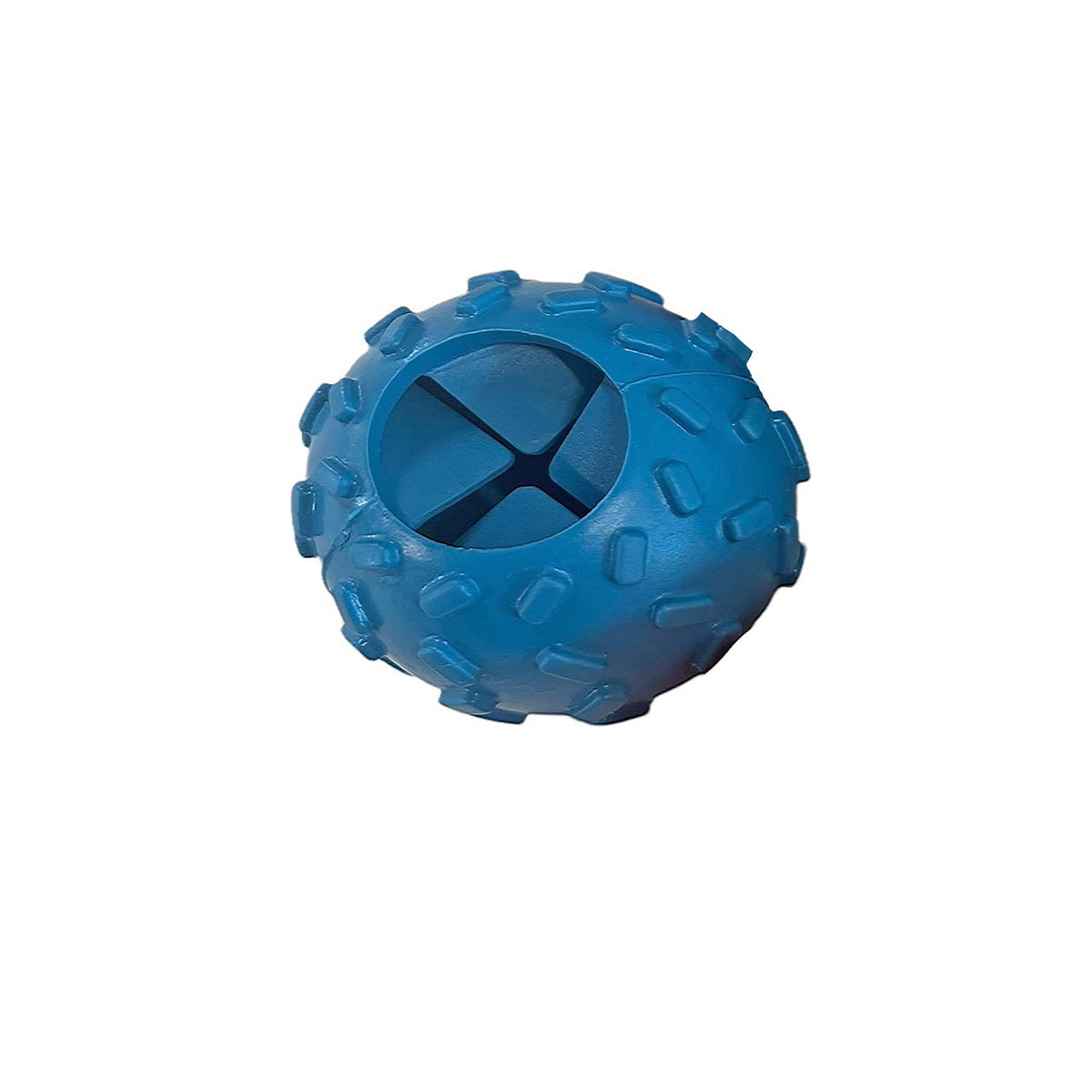 AZ Micro Mini Pigs treat-dispensing-ball side view promotes interactive play and mental stimulation.