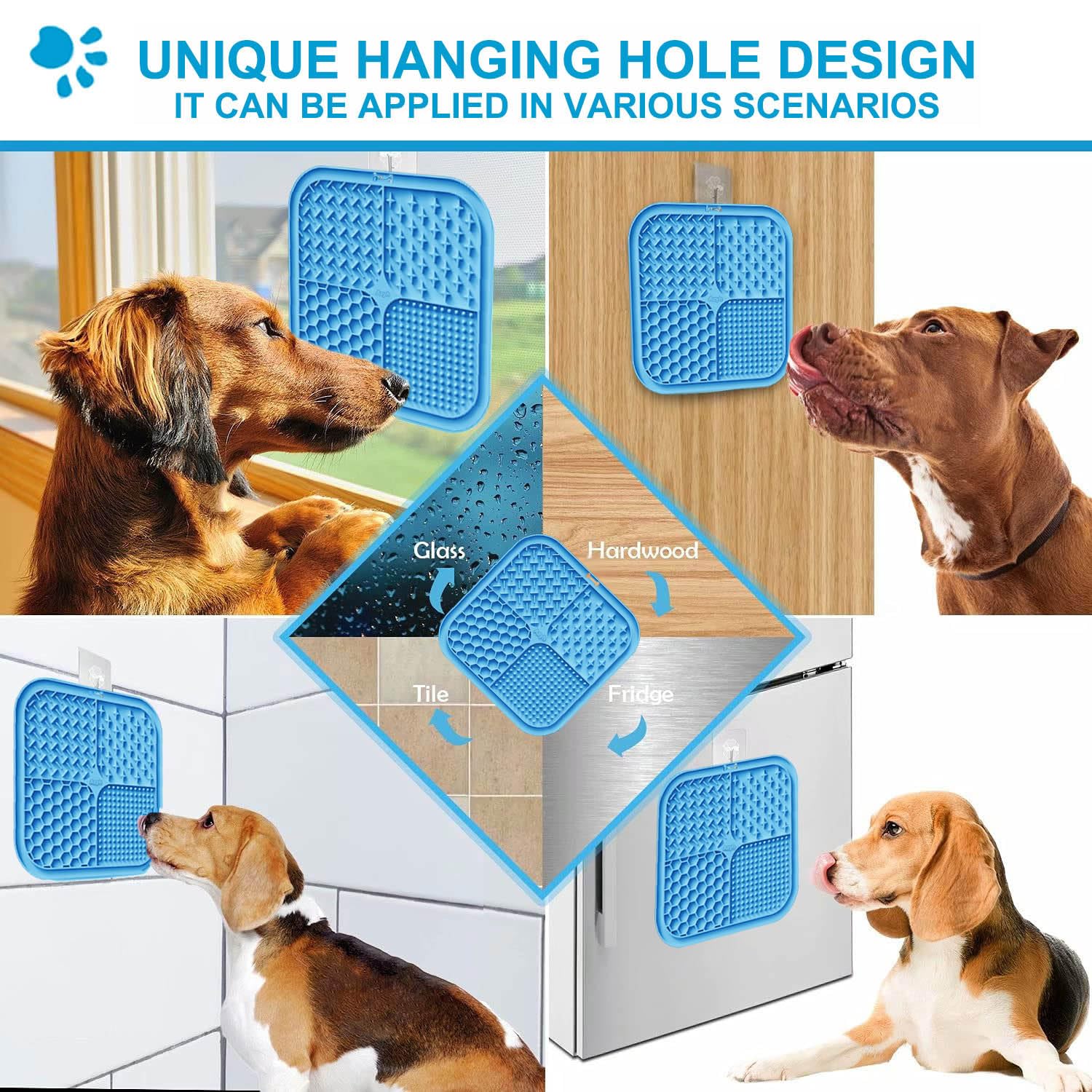Azyh licking mat dishwasher-safe design enables quick cleanup after feeding sessions.