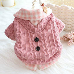 AZA Dog Princess Sweater small dog wearing provides cute, comfy daily wear.