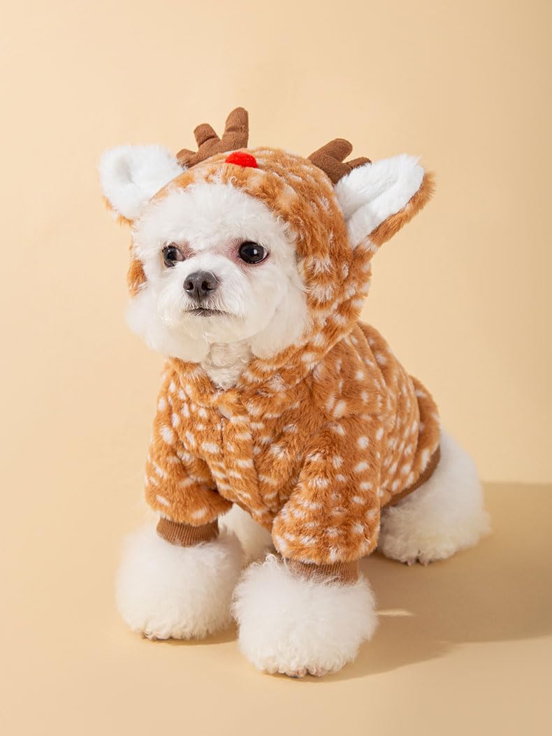 AZA Reindeer dog costume Halloween-ready outfit for playful pet parties