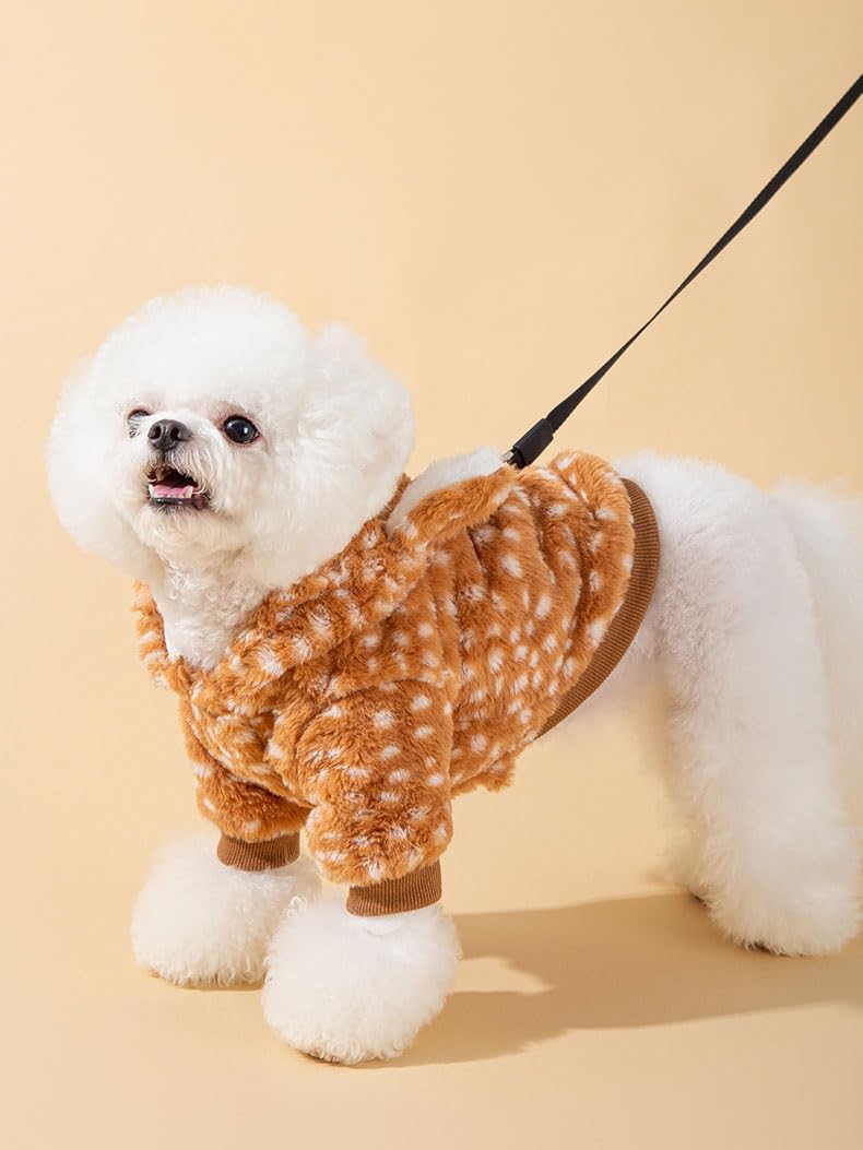 AZA Reindeer dog costume washable cold-water care keeps it fresh
