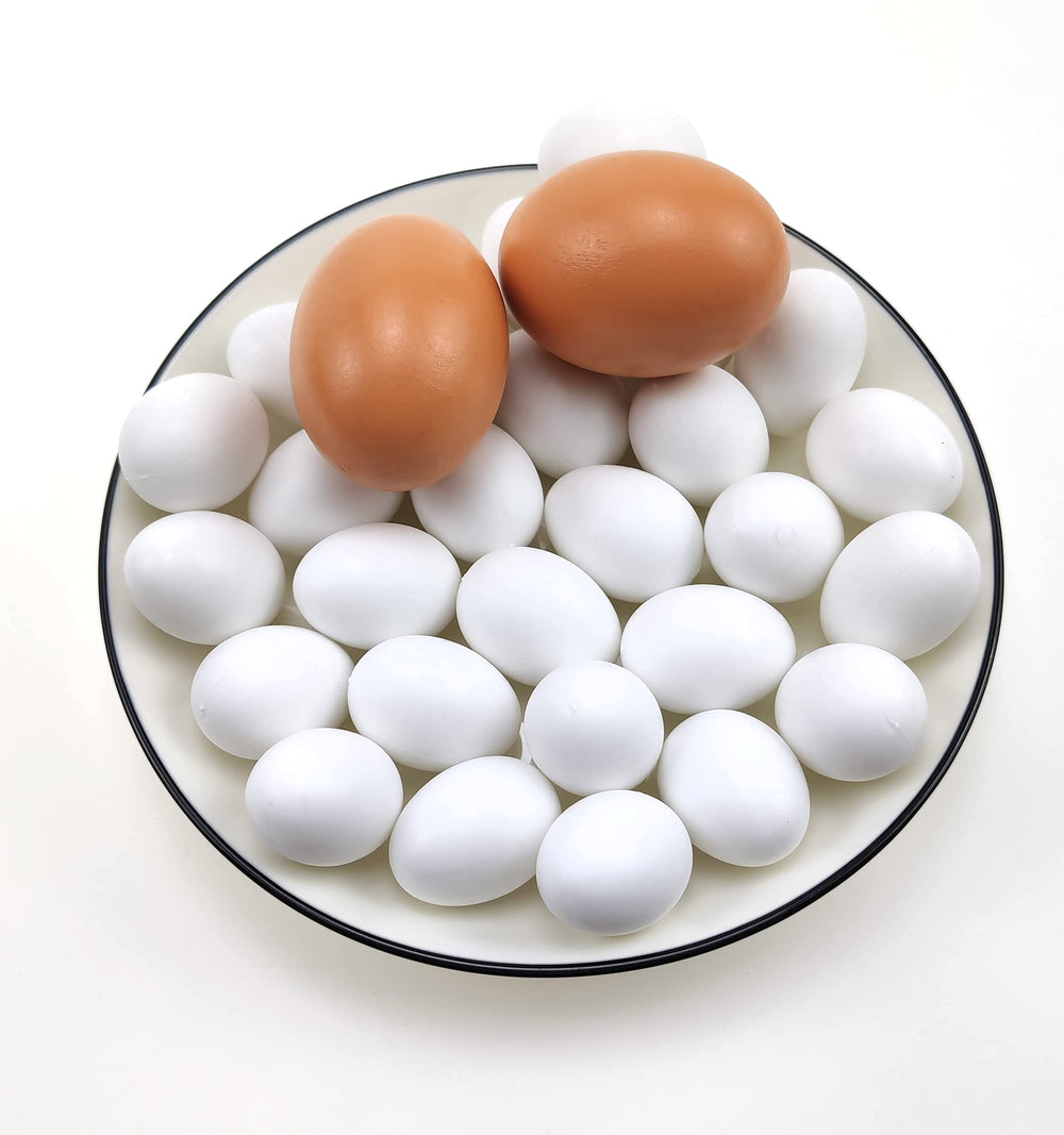 Azatemgo 3.5 cm eggs feel smooth to touch and easy to handle.