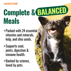 Azestfor chia seeds omega-3-6 add fatty acids for skin and coat.