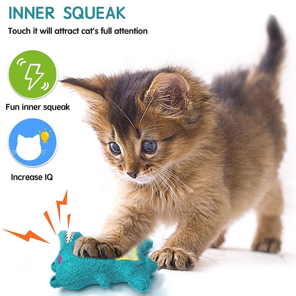 AZOFFYIU farm-theme catnip toy set adds immersive scent exploration