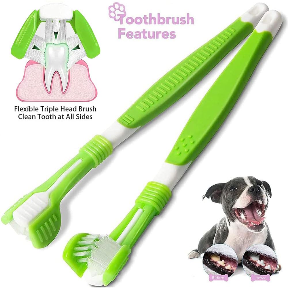 AZOFFYIU finger toothbrush silicone gentle on teeth and easy control