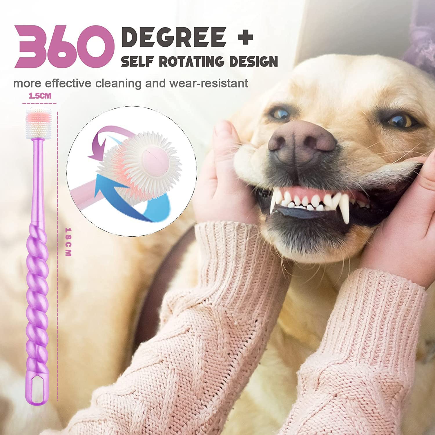 AZOFFYIU pet dental care kit promotes calm routine and easy storage