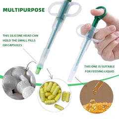 AZOFFYIU pill shooters with replacement nipples ensure ongoing use