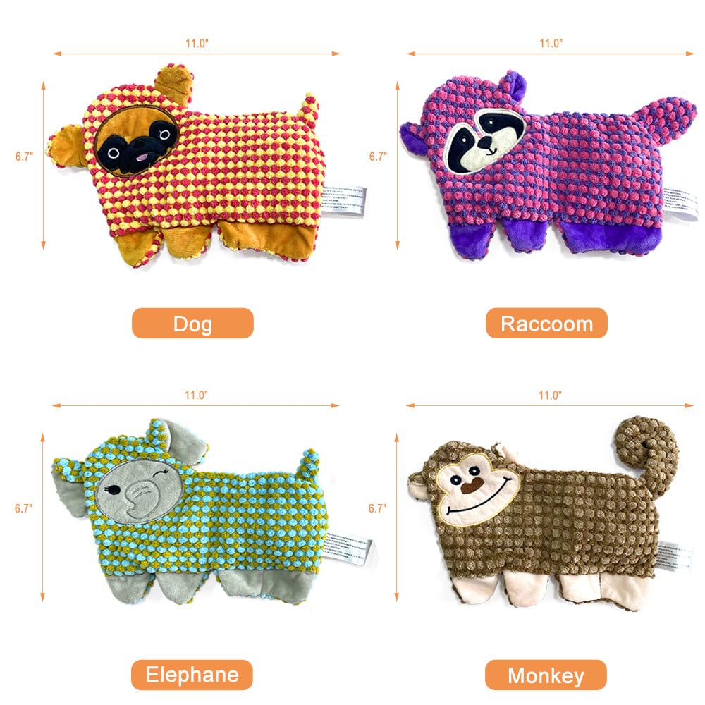 AZSSMUK crinkle-covered dog toy pack delivering exciting rustle sound.