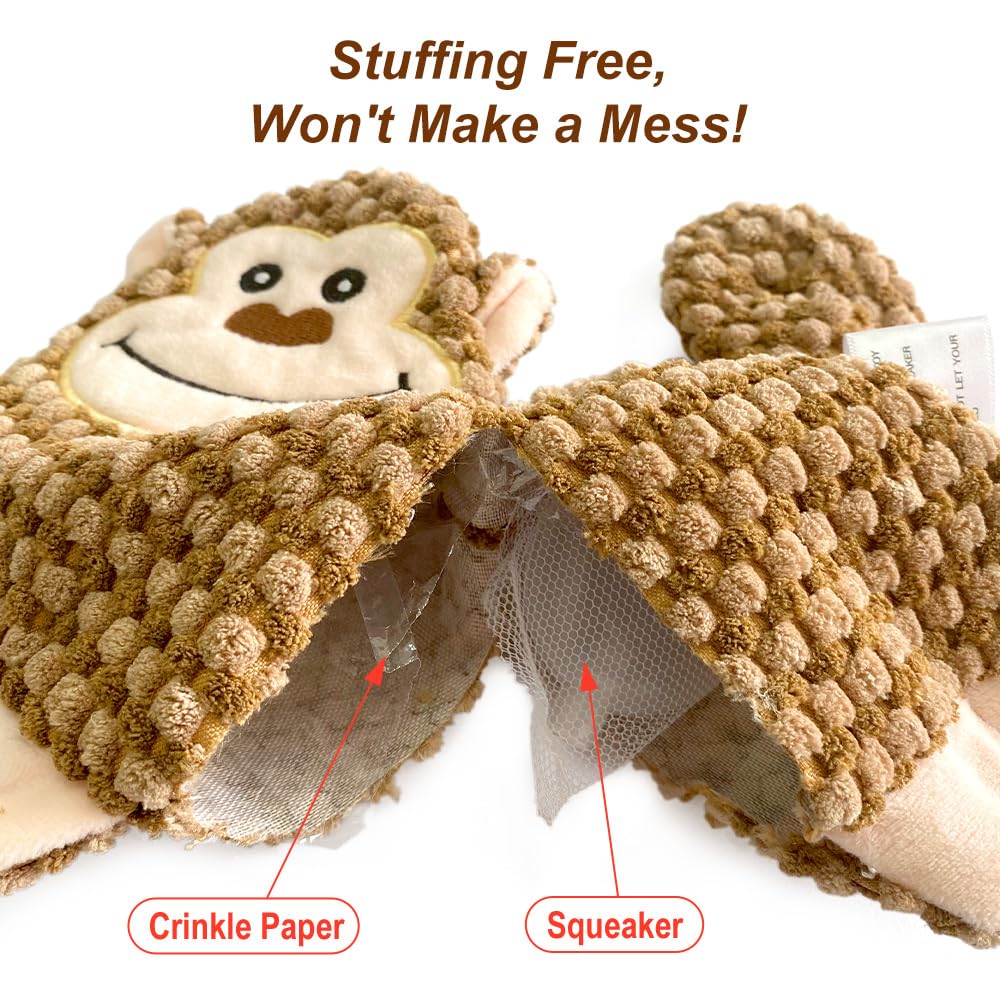 AZSSMUK toy with squeaker and crinkle for interactive fun and focus.
