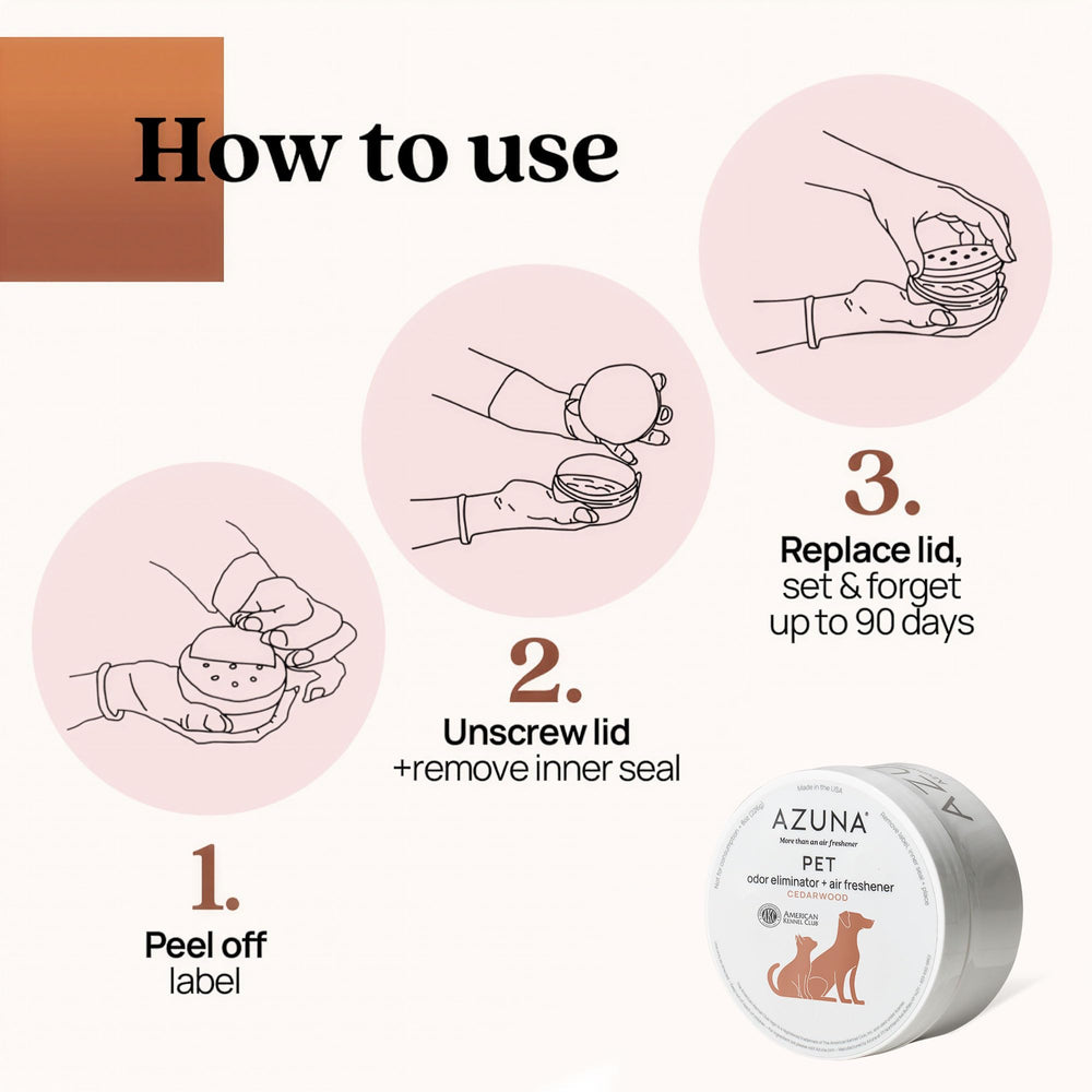 Azuna refill 24oz pack for extended use in pet areas