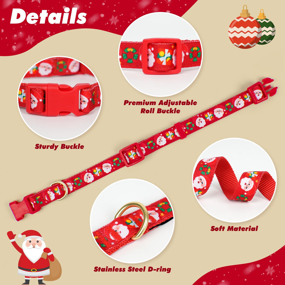 Azuza Christmas party-ready collar stands out at photos and events.