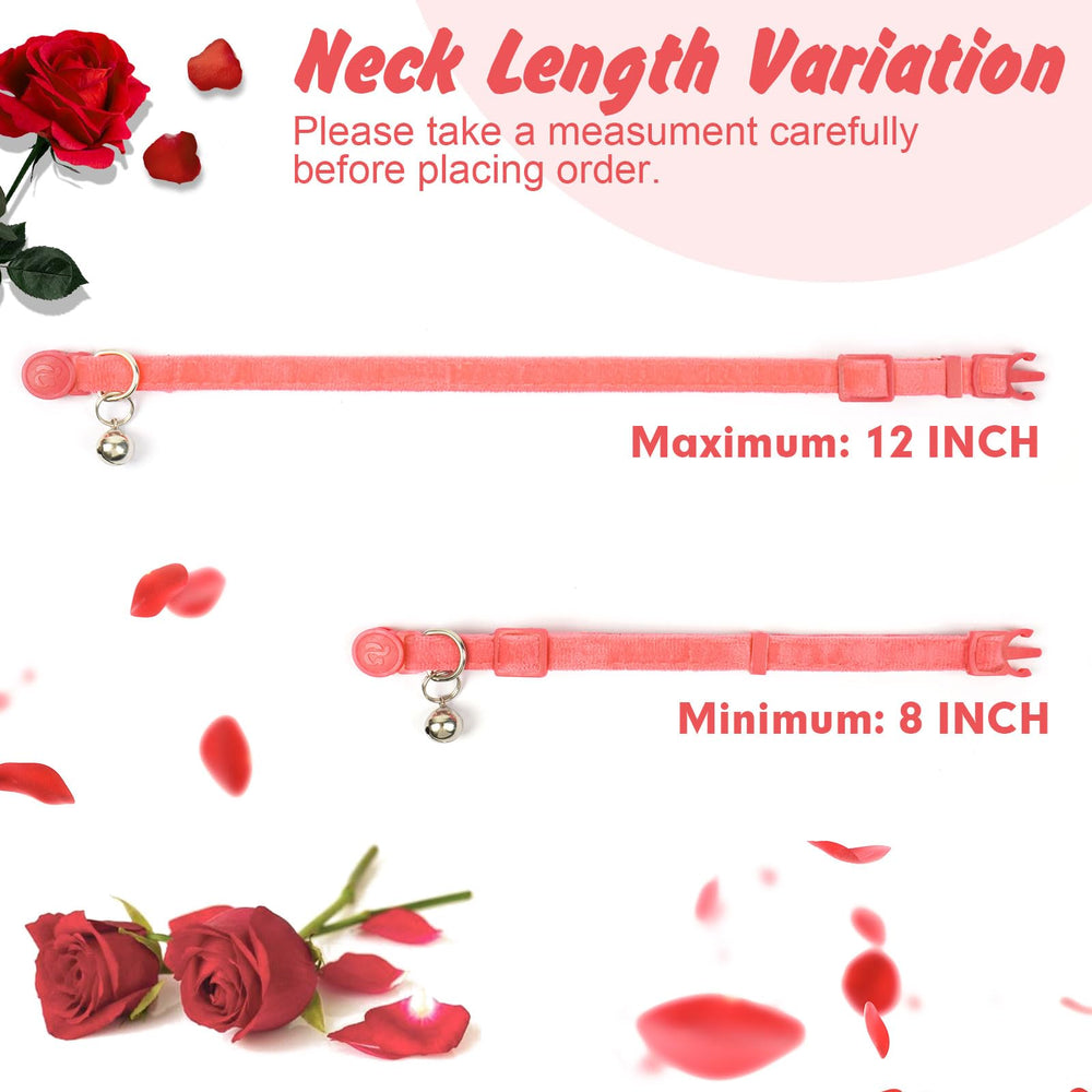 Azuza removable floral design; detach petals to match outfits or upgrade other collars.