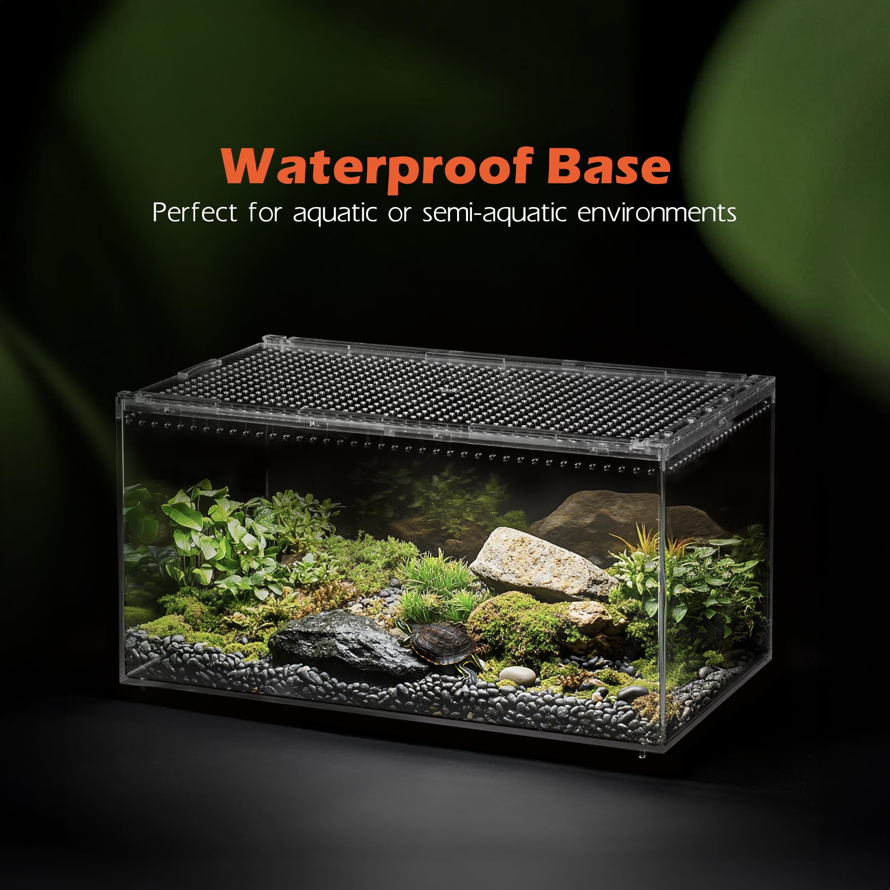 AZV magnetic lid closure closeup demonstrating secure escape-proof design
