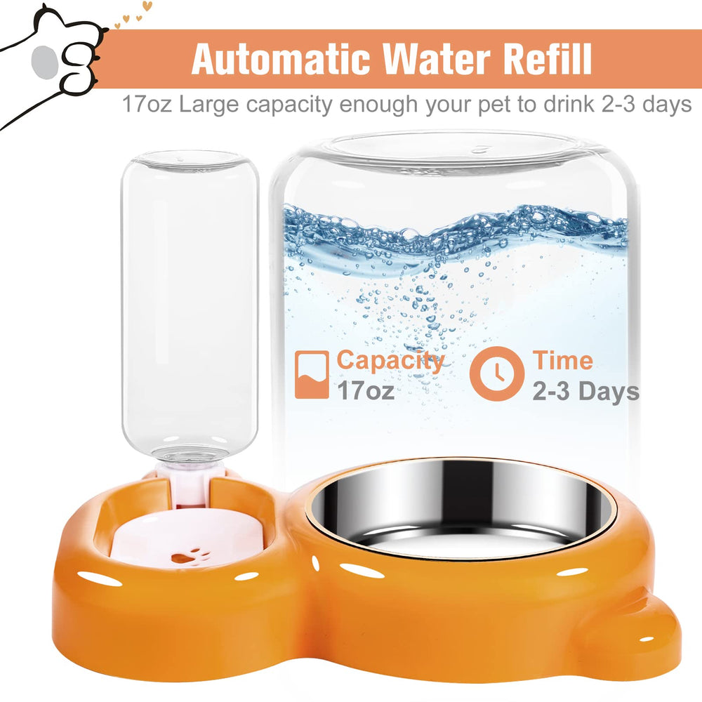 Azwraith automatic water dispenser with 17 oz bottle for steady hydration.