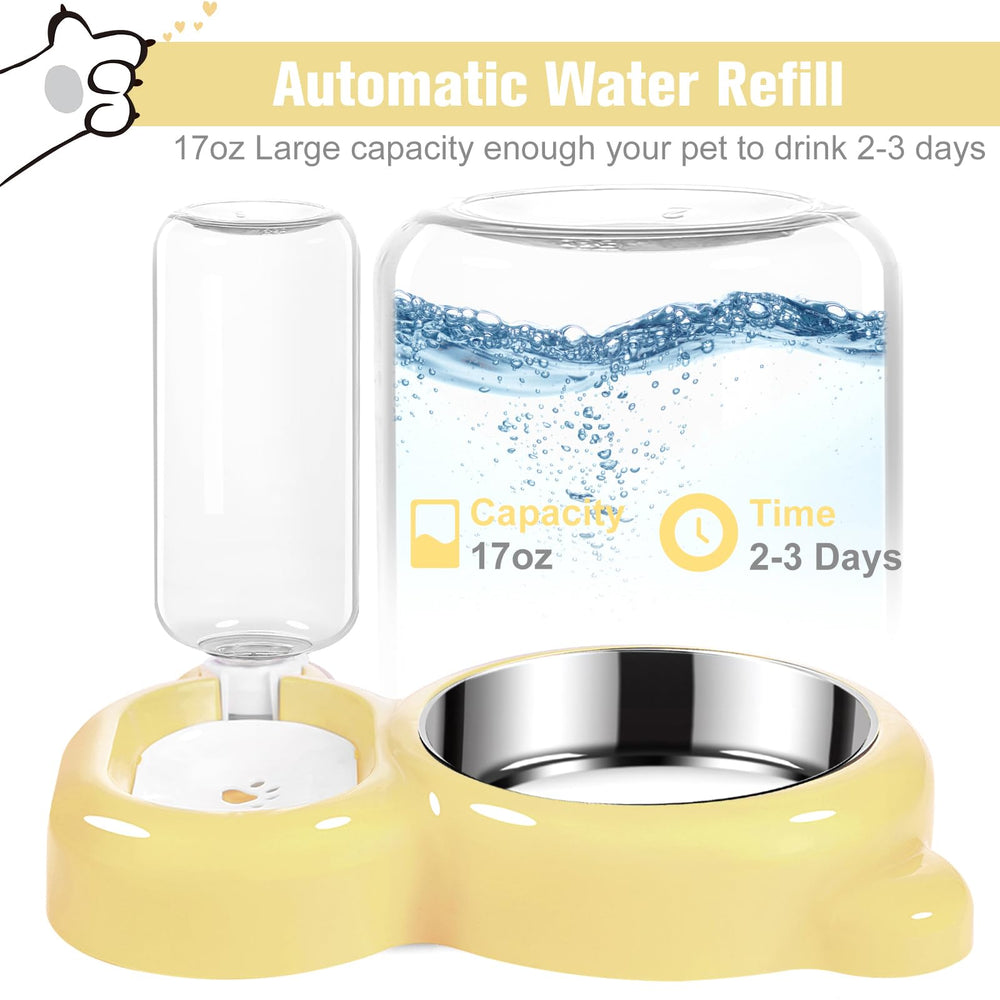 Azwraith automatic water supply demonstrates steady water level for pets