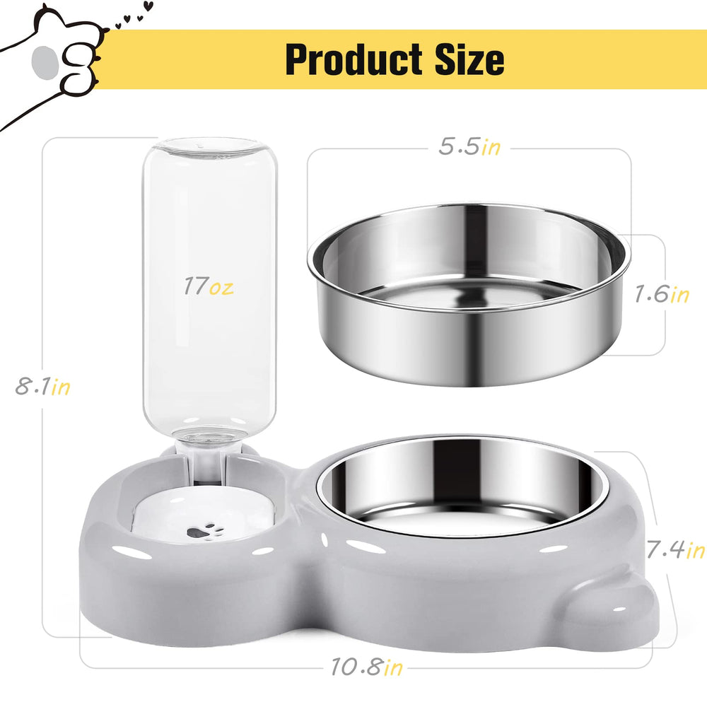 Azwraith automatic-water-supply-17oz-grey bottle ensures longer intervals between refills.