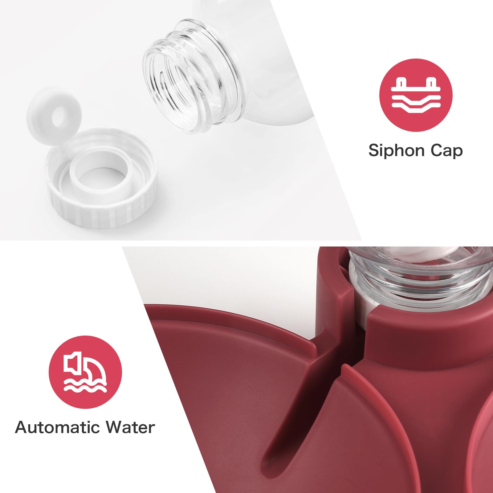 Azwraith spill-proof-dish-design reduces mess during meals and refills.