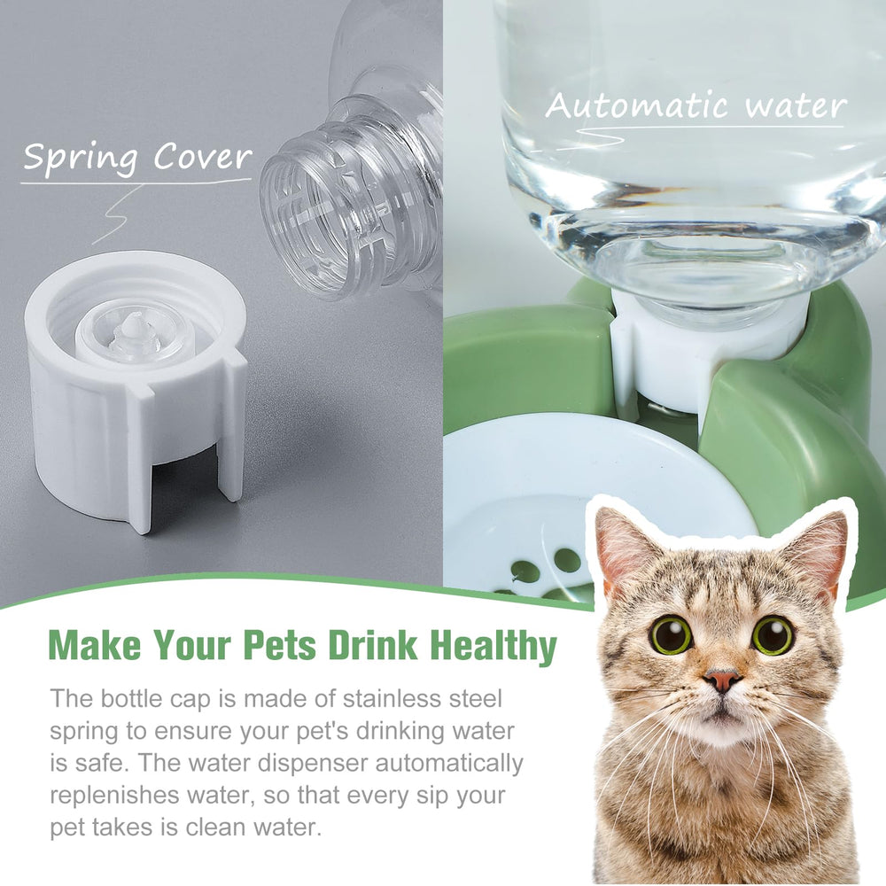 Azwraith water-bowl-divider keeps water separate from food for cleanliness.